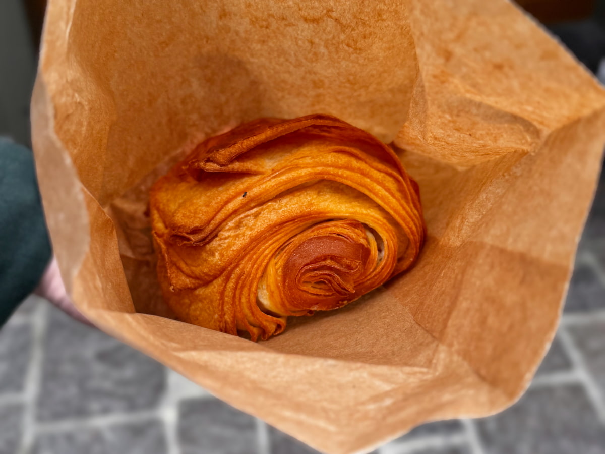 Pain au chocolat from Barbizon bakery